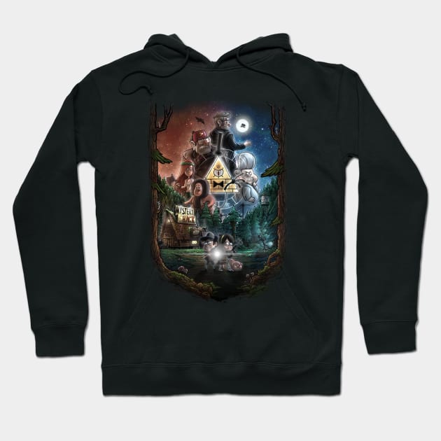 Mysterious things(no text) Hoodie by kowanp